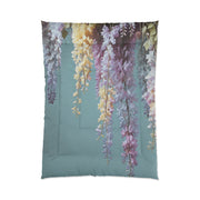 Soft Teal Antique Wisteria Comforter