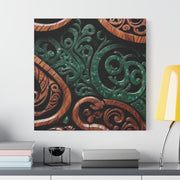 Wood and Jade Pounamu Greenstone Classic Canvas