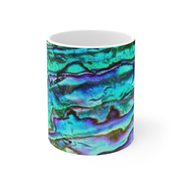 Mug 11oz  Abalone Paua Shell