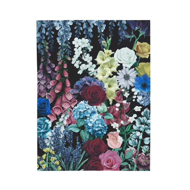 Flowers Galore Velveteen Plush Blanket