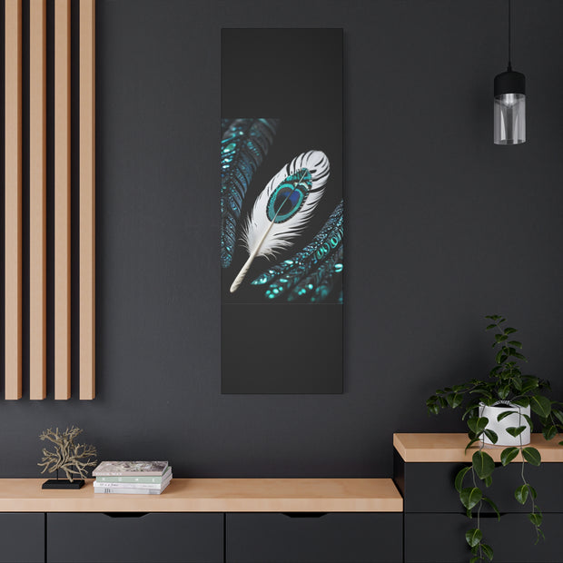 Paua Shell Abalone Feather Classic Canvas