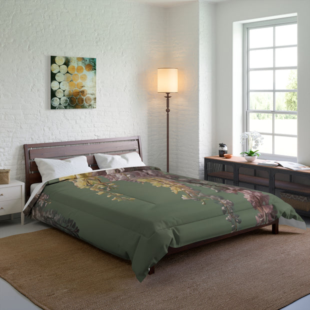 Antique Hazel Wisteria Comforter