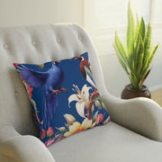 Pheasant A Blue Cushion