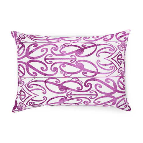 Beautiful Purple Koru Cushion