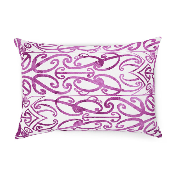 Beautiful Purple Koru Cushion