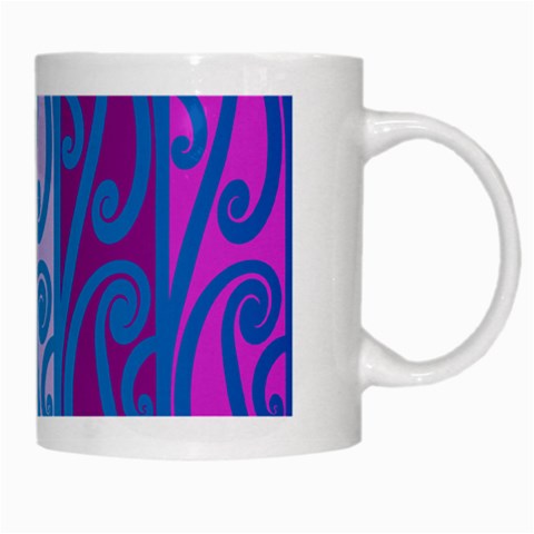 Paua Koru White Coffee Mug