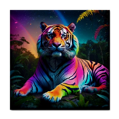 Rainbow Tiger Ceramic Tile