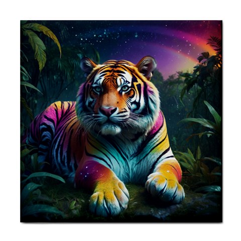 Rainbow Tiger Ceramic Tile