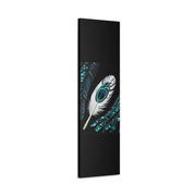 Paua Shell Abalone Feather Classic Canvas