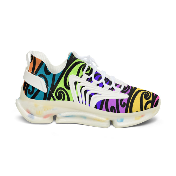 Colorful Koru Women's Mesh Sneakers