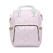Pastel Pink Koru Multifunctional Diaper Backpack