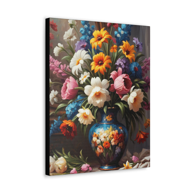 Beautiful Vintage Flowers Classic Canvas