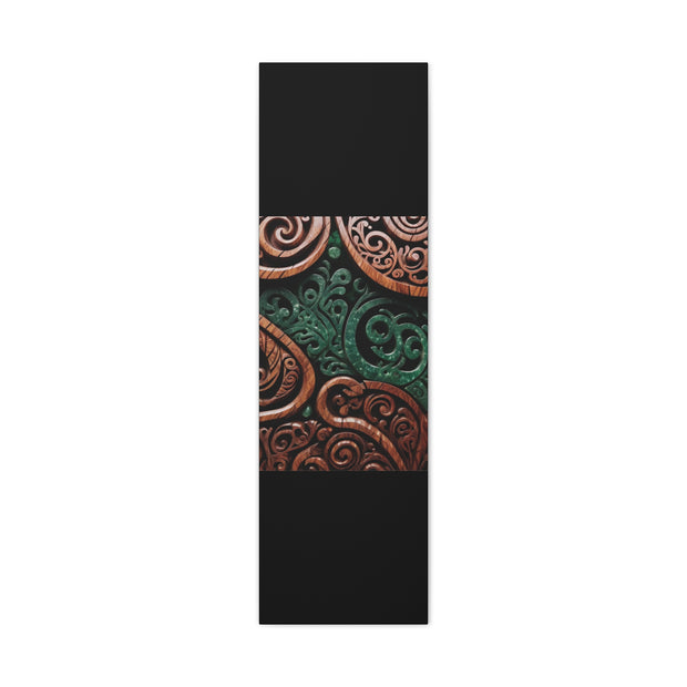 Wood and Jade Pounamu Greenstone Classic Canvas