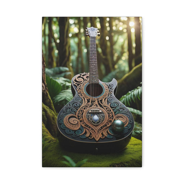 Black Pearl Guitar Classic Canvas