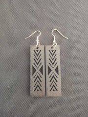 Black Wood Ethnic Fashion Earrings