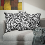 Black And White Maori Koru Pillow Sham