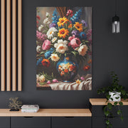 Beautiful Vintage Flowers Classic Canvas