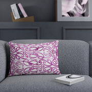 Beautiful Purple Koru Cushion