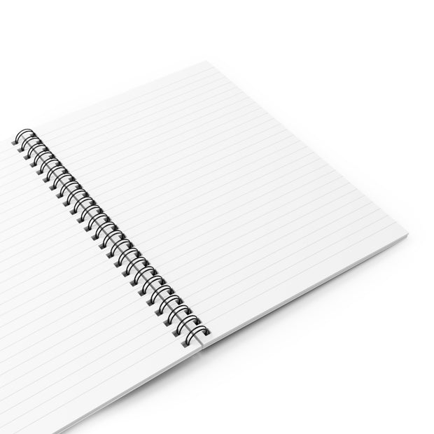 Spiral Notebook - Ruled Line Soft Pink Rosebuds