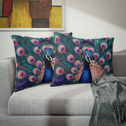 Beautiful Colorful Peacock Pillow Sham