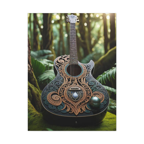Black Pearl Guitar Classic Canvas