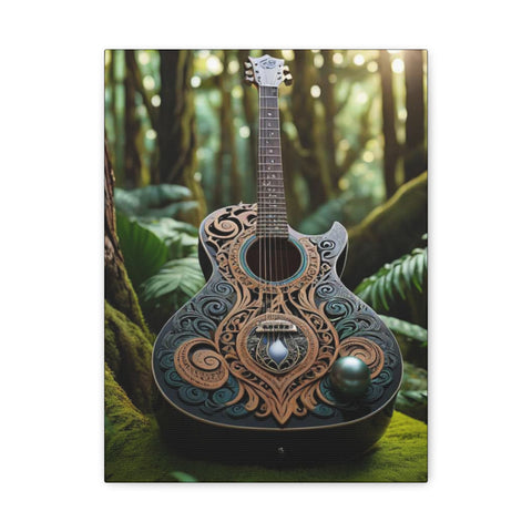 Black Pearl Guitar Classic Canvas