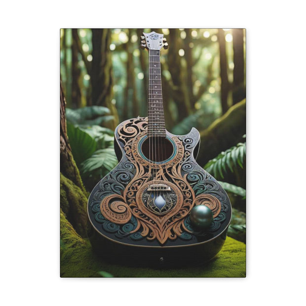 Black Pearl Guitar Classic Canvas
