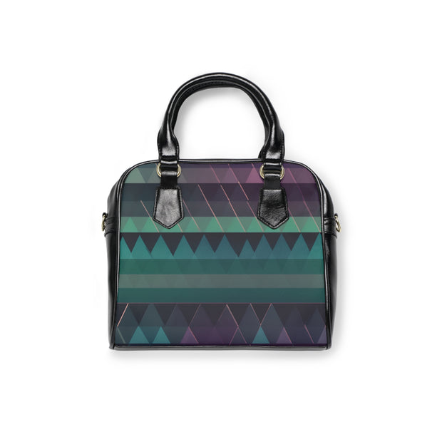 Paua Triangles Shoulder Handbag