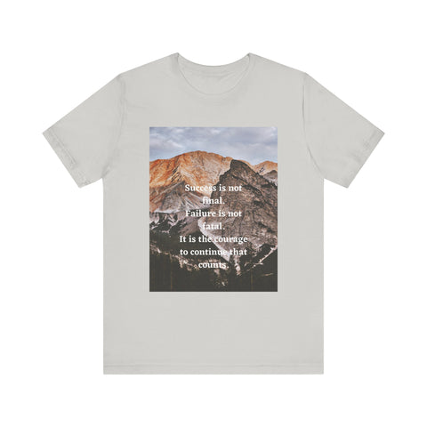 Unisex Jersey Short Sleeve Tee  Empowerment Quote