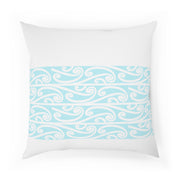 Pastel Aqua Blue Koru Cushion