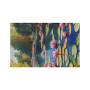 Monet Inspired Waterlily Pond Microfiber Tea Towel