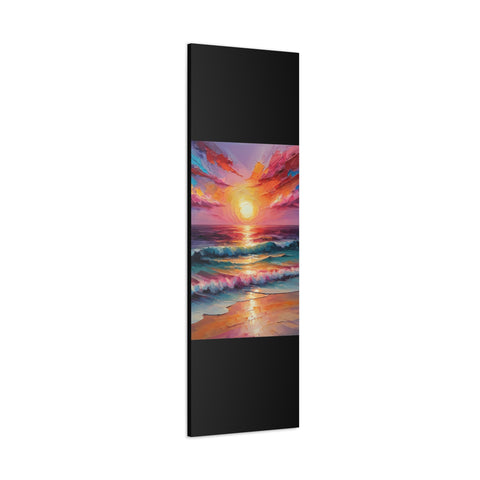 Beautiful Colorful Sunset Oils Classic Canvas