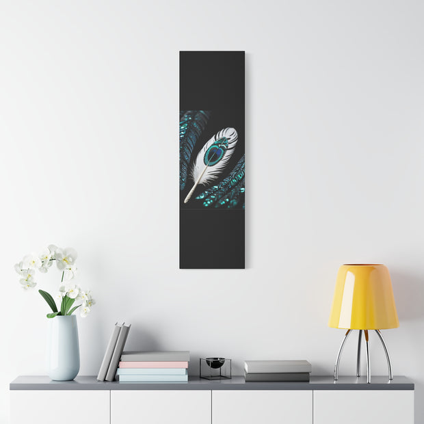 Paua Shell Abalone Feather Classic Canvas