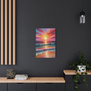 Beautiful Colorful Sunset Oils Classic Canvas