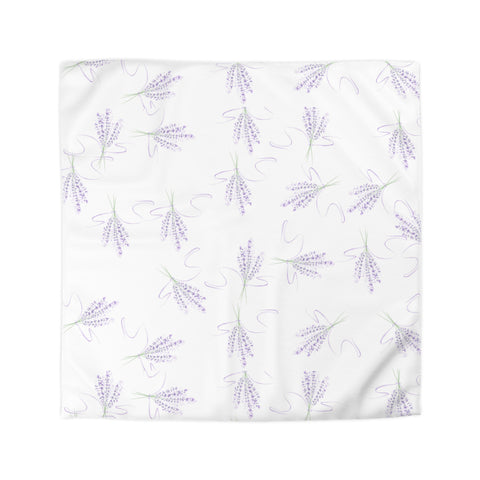 Lavender Lilac Dreams Microfiber Duvet Cover