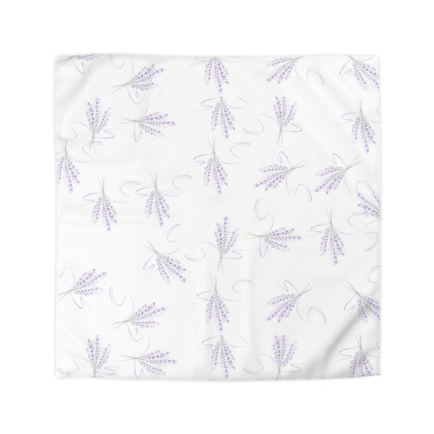 Lavender Lilac Dreams Microfiber Duvet Cover