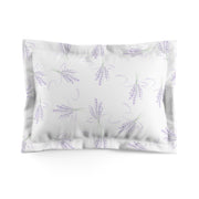 Microfiber Pillow Sham Lavender Lilac Dreams
