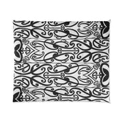 Black And White Maori Koru Comforter
