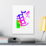 Canvas Gallery Wraps Pink and Blue Ladders Art