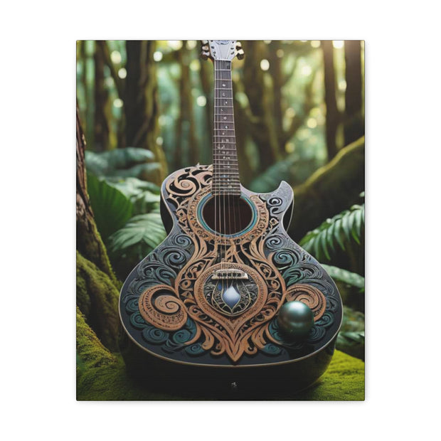Black Pearl Guitar Classic Canvas