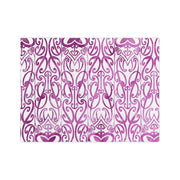 Purple Koru Velveteen Microfiber Blanket