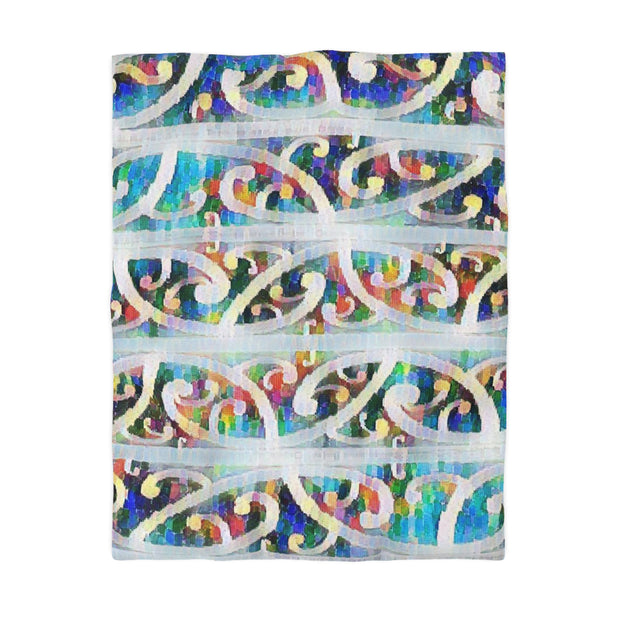 Microfiber Duvet Cover Ethnic Color Koru