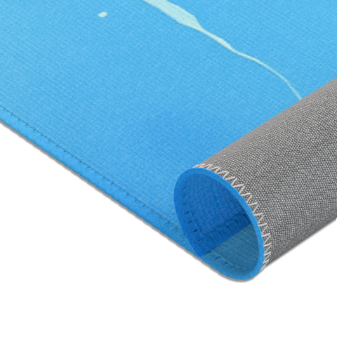 Blue Dance Watercolor Area Rugs