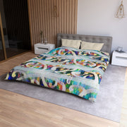 Microfiber Duvet Cover Ethnic Color Koru
