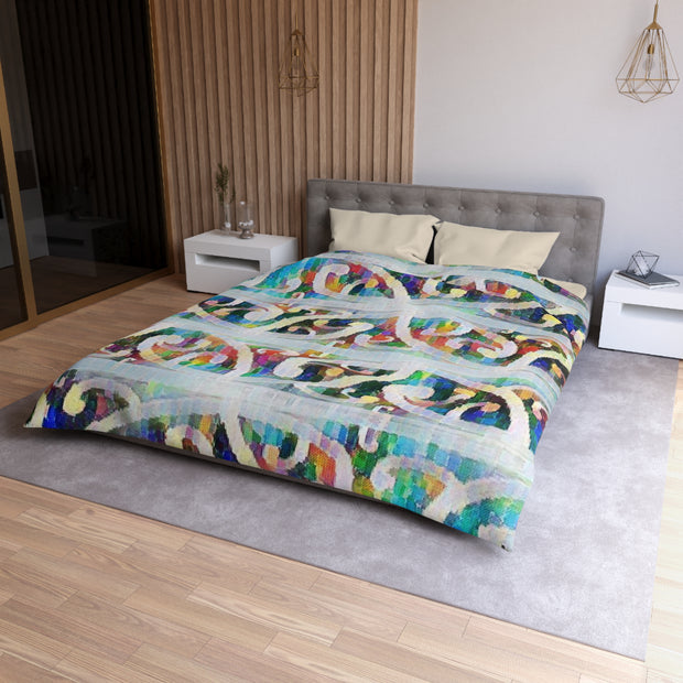 Microfiber Duvet Cover Ethnic Color Koru