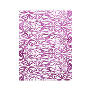 Purple Koru Velveteen Microfiber Blanket