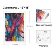 Colorful Watercolor Drip Art