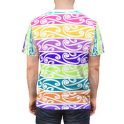 Colorful Koru Unisex Cut & Sew Tee (AOP)