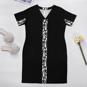 Design Baggy Dress With Pockets Black Koru