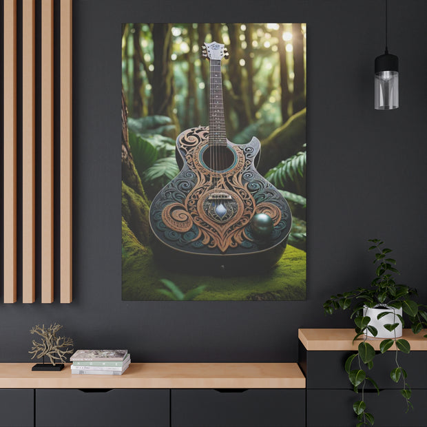Black Pearl Guitar Classic Canvas